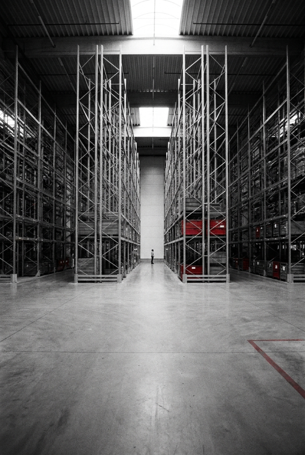 Karachi main warehouse floor and packing workstations